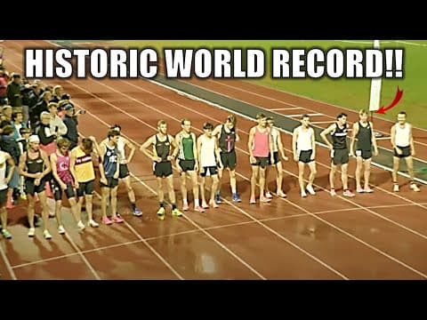 A NEW WORLD RECORD! || Sam Ruthe Is An Absolute Legend and Crushes 1 Mile World Record-15 Years Old