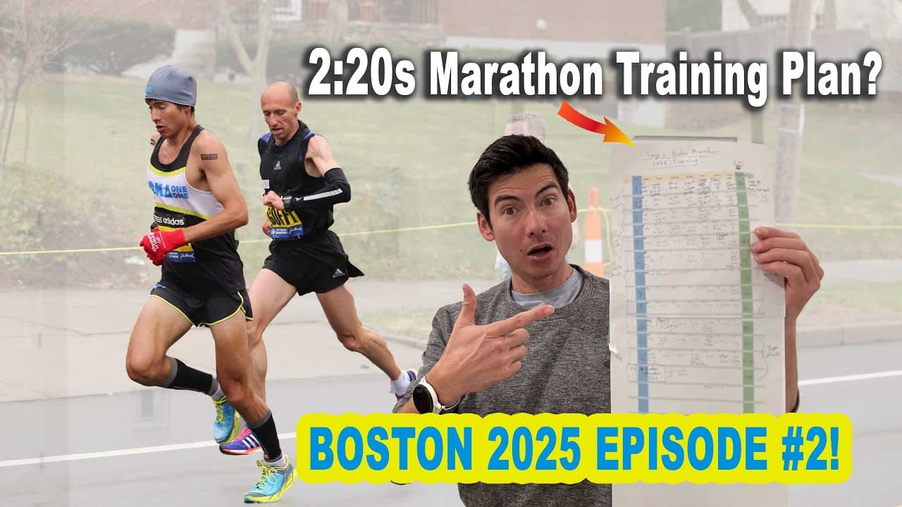 Designing a Training Plan For a 2:20s Marathon: Boston 2025...Episode 2!